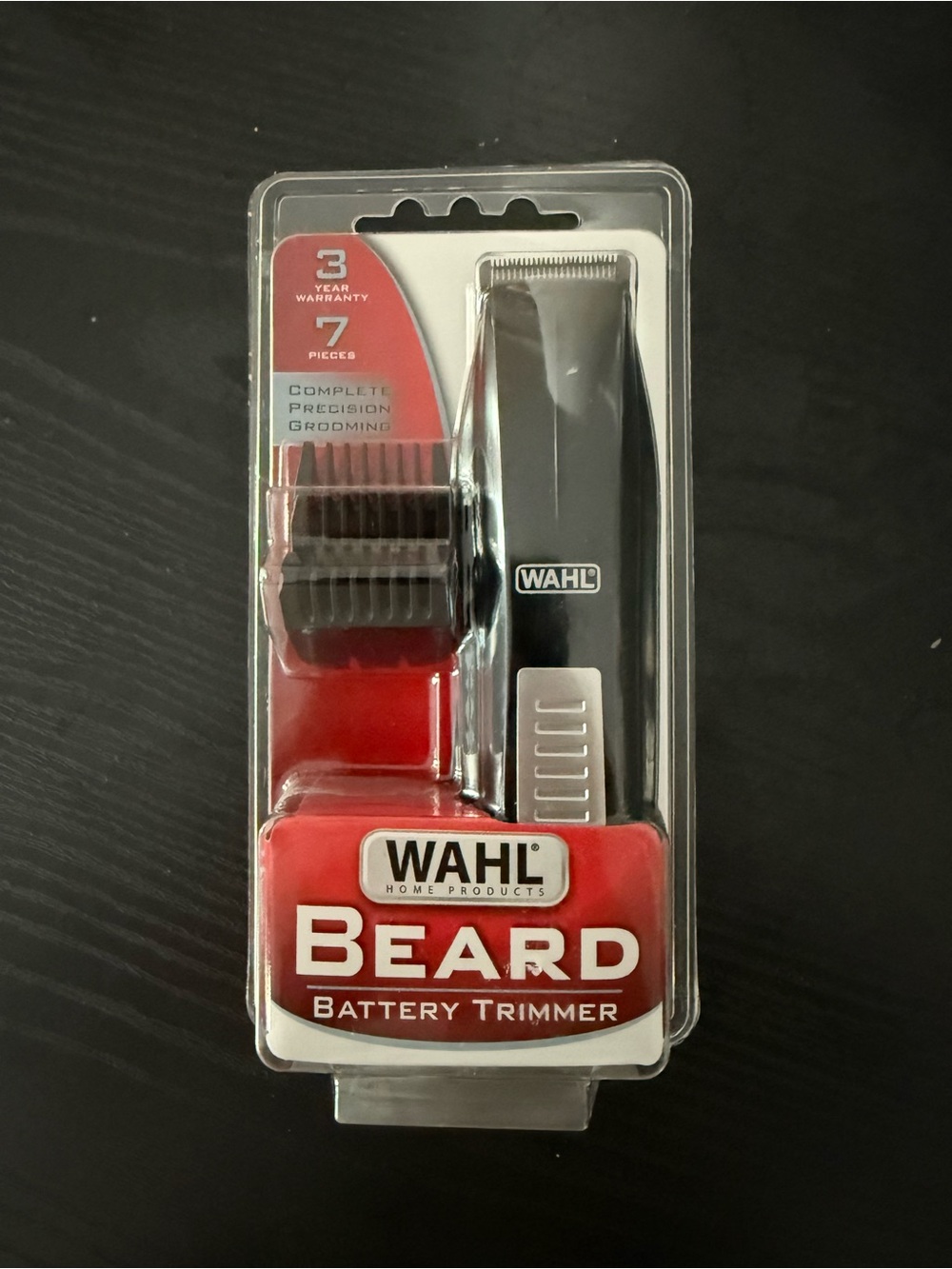 Wahl Beard Battery Trimmer 7-Piece Grooming Kit - New Sealed